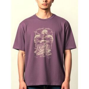 Tofino Tofitian American Apparel Heathered Plum Graphic Tee